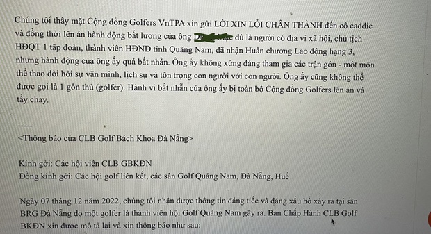 Thêm một câu lạc bộ golf tẩy chay golfer đánh caddie bất tỉnh - Ảnh 1.