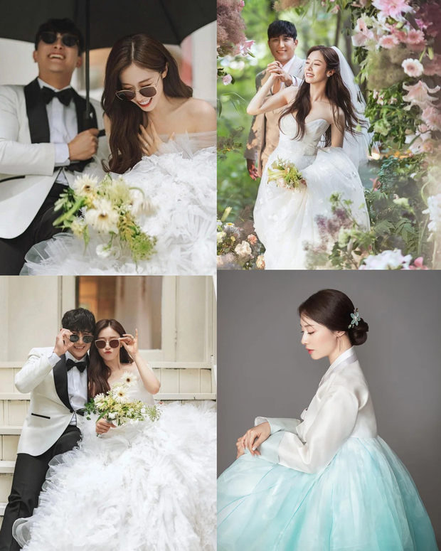Váy cưới Jiyeon: Sắc trắng - tím sang trọng, thiết kế tối giản mà tôn body - Ảnh 5.