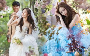 Công bố ảnh cưới độc lạ của Jiyeon (T-ara) và chồng cầu thủ: Cặp đôi cực lầy, cô dâu nữ thần như chụp bìa album